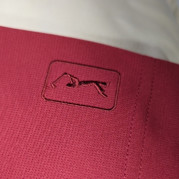 PGA Tour Red Performance Polo Shirt - Picture 6 of 15